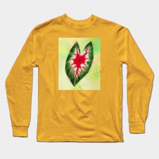 green leaf Long Sleeve T-Shirt